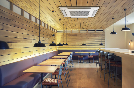 삼성 무풍 시스템에어컨 4Way 제품이 적용된 실내 공간. <삼성전자 제공>